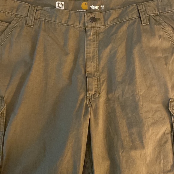 Men’s Carhartt Rugged Flex Relaxed Fit Canvas Cargo Work Pant - Picture 5 of 13